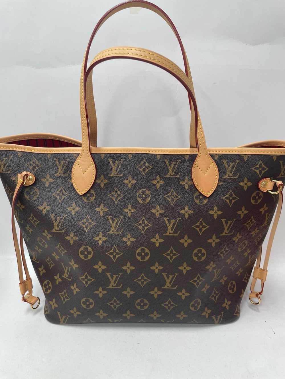 Louis Vuitton Monogram Canvas Brown & Tan Top-Handle Tote